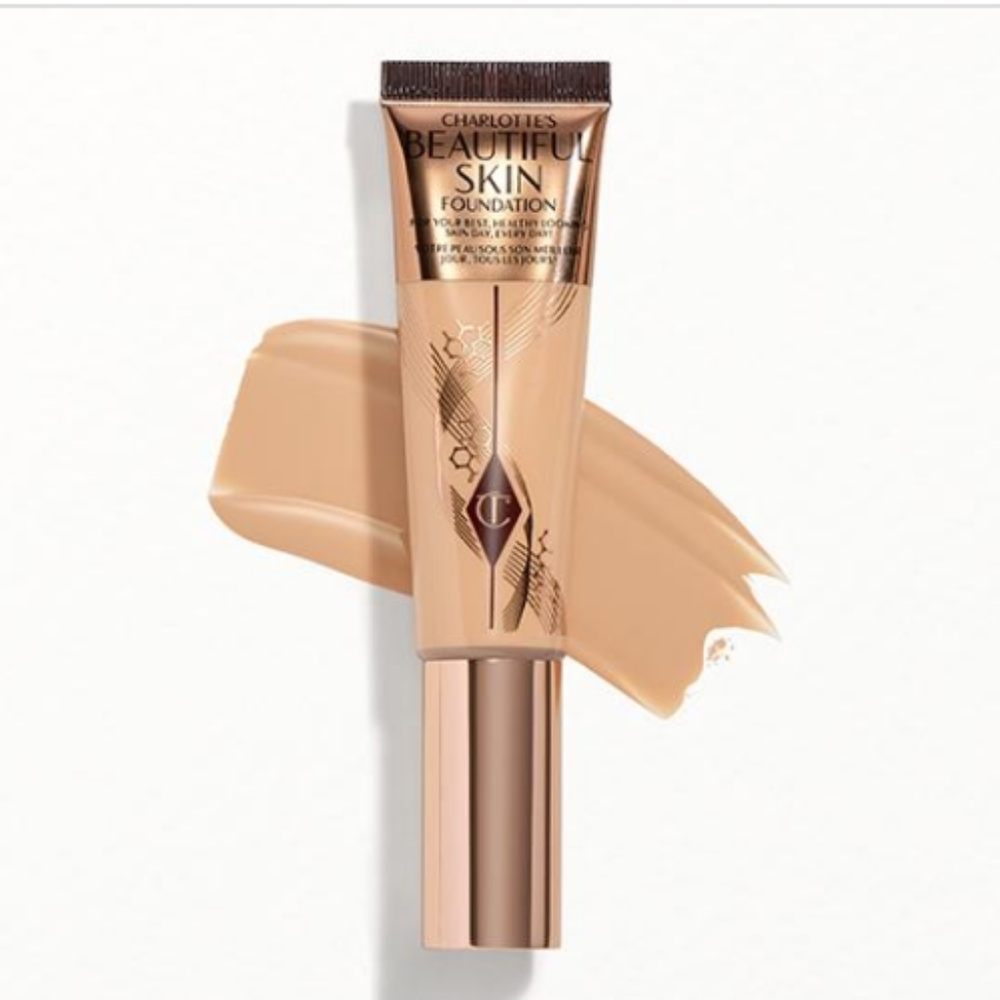 CHARLOTTE TILBURY BEAUTIFUL SKIN FOUNDATION IN 4 NEUTRAL.
